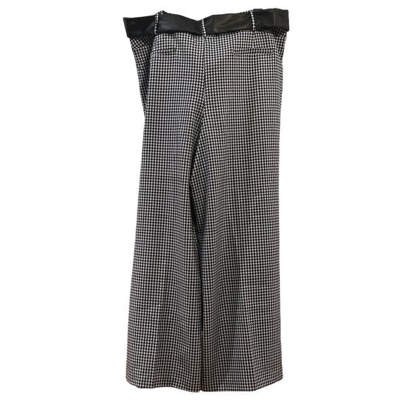NWT New York & Company Houndstooth Wide Leg Belted Pants Women's size 3X - Picture 2 of 4